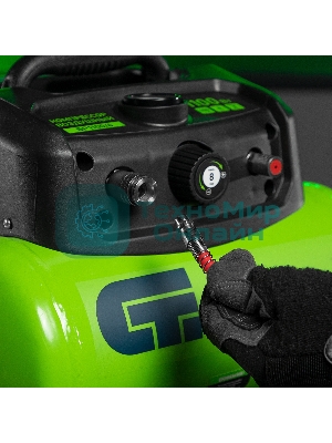 Компрессор воздушный безмаслянный Сибртех BL 1100/6 1100Вт, ресивер 6 л, 180 л/мин