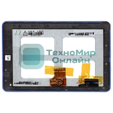 Модуль (матрица + тачскрин) для Acer Iconia Tab B1-A71 черный с рамкой
