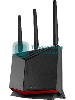 Маршрутизатор ASUS RT-BE86U, черный/красный, 90IG08W0-MO9A0V