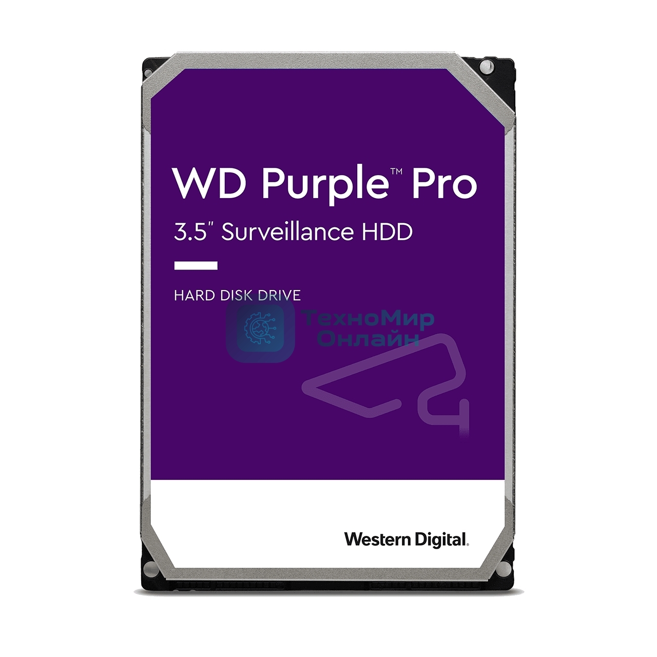 Жесткий диск Western Digital Original SATA-III 12Tb WD121PURP Video Purple Pro (7200rpm) 256Mb 3.5