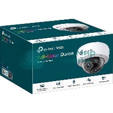 Камера видеонаблюдения цветная купольная IP-камера 4 Мп/ 4MP Full-Color Dome Network Camera