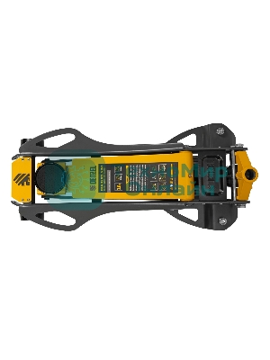 Домкрат гидравлический подкатной Denzel 3,8 т, 110-580 мм, быстрый подъем, низкий подхват, проф.