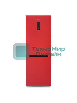Холодильник Бирюса B-H920NF красный двухкамерный 210/100 л морозилка снизу, No Frost