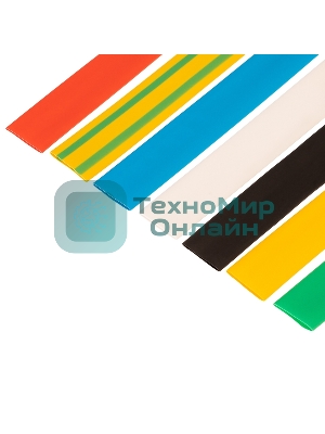 Набор термоусаживаемых трубок Rexant №18 ТУТ нг 12/6 мм, 7 цветов (упак. 21 шт. по 10 см)