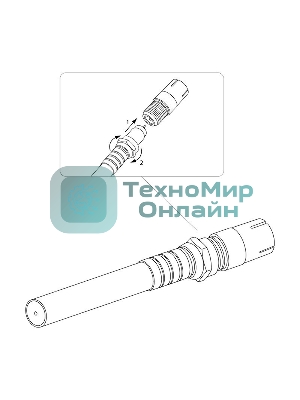 Переходник PROconnect гнездо F-гнездо TV
