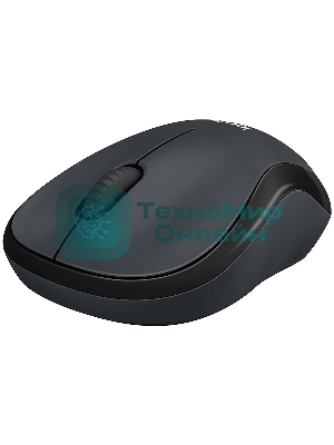 Мышь беспроводная Logitech M220 SILENT черный/серый, 1000 dpi, радиоканал, USB, кнопки - 3