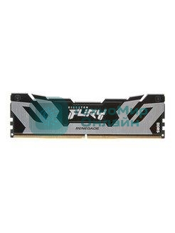 Оперативная память Kingston Fury Renegade, DDR5, 16Gb (1x16Gb), 6400MHz, CL32, DIMM, с радиатором, серебристый/черный