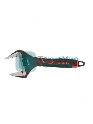 Ключ разводной Matrix, тонкие губки, фосфатированный, двухкомпонентная рукоятка, 300 мм, PRO