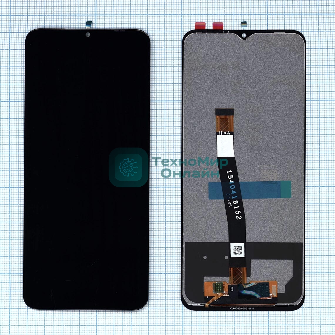 Дисплей для Samsung Galaxy A22s SM-A226 в сборе с тачскрином черный