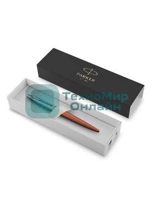 Ручка шариковая Parker Jotter Core K63 (CW1953189) Chelsea Orange CT, M, синие чернила, подарочная коробка