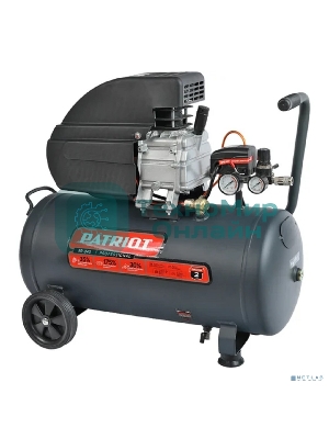 Компрессор поршневой безмасляный Patriot Professional 50-340, 340 л/мин, 8 бар, 2000 Вт, 50 л, быстросъемный 1/4
