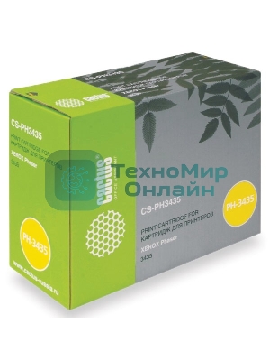 Картридж лазерный Cactus CS-PH3435 (106R01415) черный (10000 стр.) для Xerox Phaser 3435