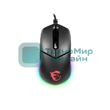 Мышь проводная MSI Clutch GM11 черный, 5000 dpi, USB, кнопки - 6