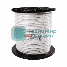Кабель Rexant КВК-В-2+2x0,75 мм² (Cu/Cu) белый (бухта 200 м) 01-4101-1