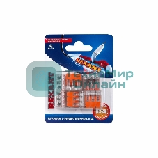 Соединительная компактная рычажковая клемма Rexant 3-проводная прозрачная (0,14-4 мм²) 10 шт.