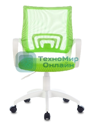 Кресло Бюрократ CH-W695NLT TW-03A TW-18 салатовый, сетка/ткань, 120 кг, механизм качания