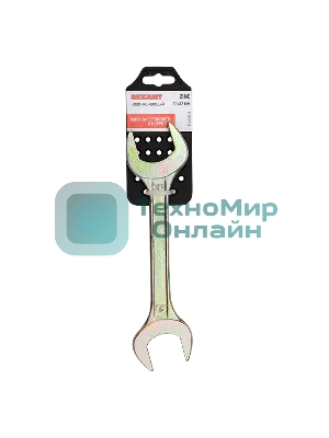 Ключ гаечный рожковый Rexant 30х32 мм, желтый цинк