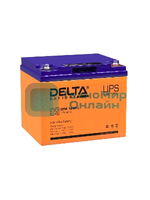 Батарея для ИБП Delta DTM 1240 L (12V, 40Ah) с увеличенным сроком службы (10 лет)