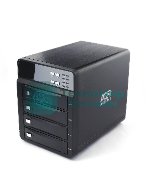 Внешний корпус для HDD AgeStar 3C4B3A1 SATA II алюминий черный LCD 3.5