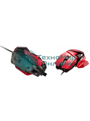 Мышь проводная Mad Catz R.A.T. 8+ ADV красный, 20000 dpi, USB, кнопки - 11