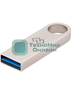Флешка USB Digma DRIVE3 (DGFUL128A30SR), 128Gb, USB 3.0, R/W 70/30, серебристый
