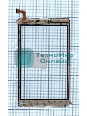 Сенсорное стекло (тачскрин) PX070177A241, черное