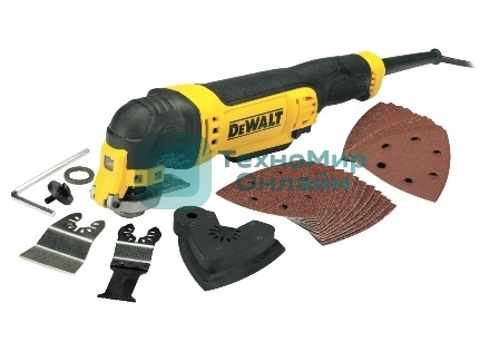 Многофункциональный инструмент DeWalt DWE315-QS 300Вт желтый/черный