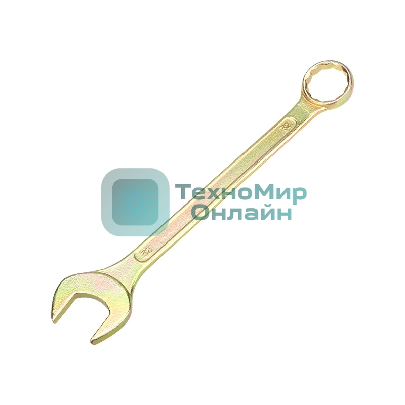 Ключ комбинированный Rexant 32 мм, желтый цинк