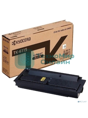 Картридж лазерный Kyocera TK-6115 (1T02P10NL0) черный для M4125idn/M4132idn 15000 стр.