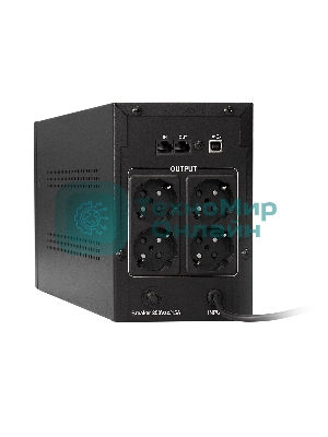 Источник бесперебойного питания ExeGate EP285531RUS SpecialPro Smart LLB-2200.LCD.AVR.EURO.RJ.USB 2200VA/1300W, LCD, AVR, 4 евророзетки, RJ45/11, USB, черный