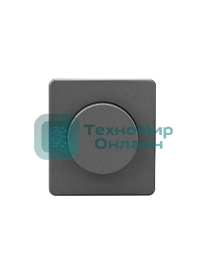 Светорегулятор Kranz KR-78-0732-2 ROUND (диммер) 300Вт с/у титан