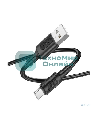 Дата-кабель BOROFONE BX111/USB кабель Type-C/1m/3A/черный