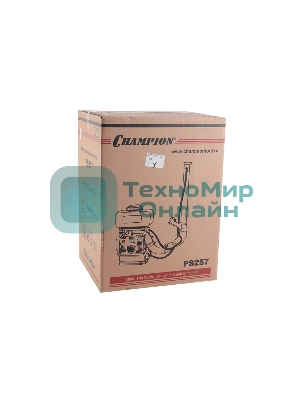 Опрыскиватель бензо CHAMPION PS2572.5кВт 56.5см3 0.14-3.03л/мин бак 14л 9.5кг РАНЦЕВЫЙ