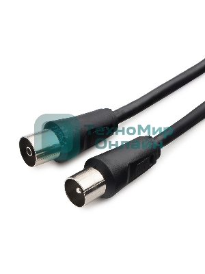 Кабель телевизионный Cablexpert, CCV-515-3M, Coaxial M/F, 3м
