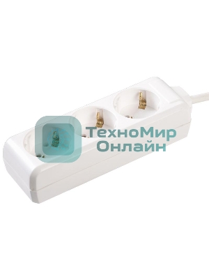 Удлинитель WYP10-16-03-05-Z-N У03 3 места 2 Р + P Е/5метров 3х1 мм2 16А/250 IEK