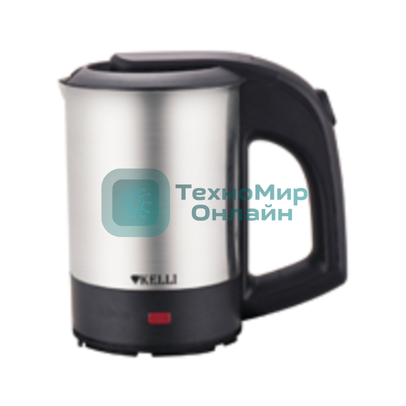 Чайник электрический Kelli KL-1408 0,5л, нержавейка, 1000 Вт
