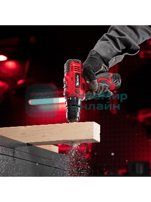 Дрель-шуруповерт аккумуляторная MTX MCDL-12-02P, Аккумуляторная, 12В, 2 АКБ, Кейс