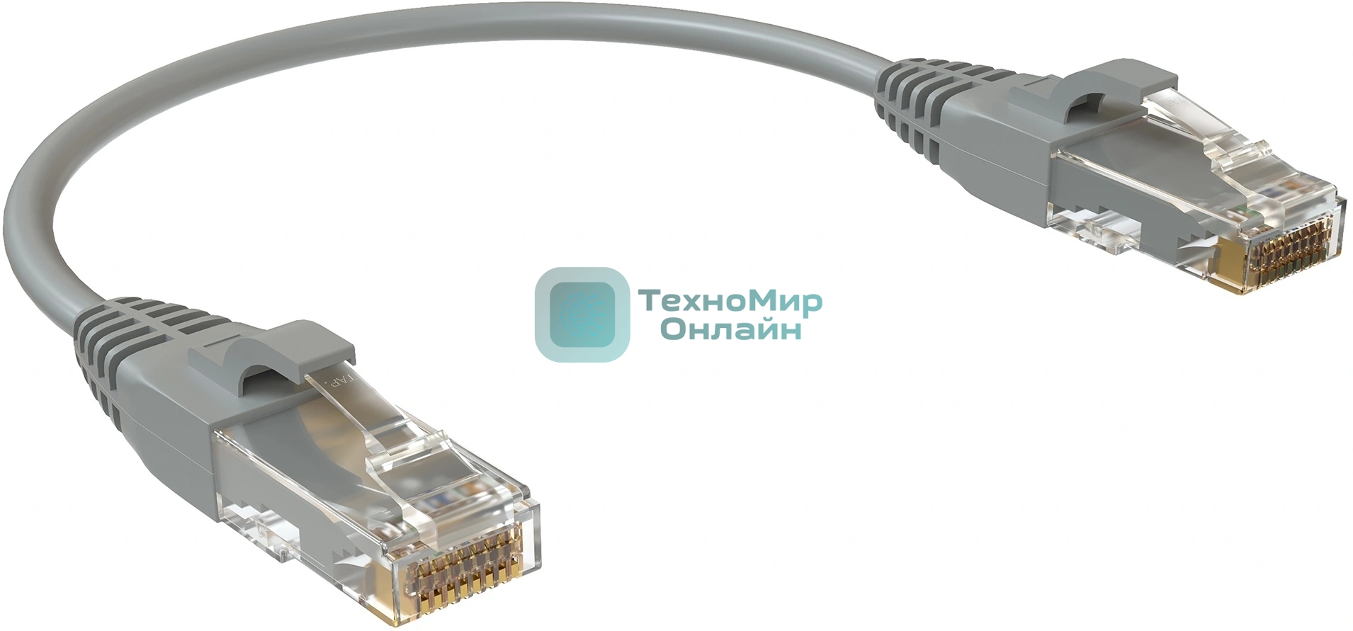 Патч-корд Sysmatrix PC 4545.5EU26.015LSZHGY U/UTP RJ-45 вил.-вилка RJ-45 cat.5e 0.15м серый LSZH