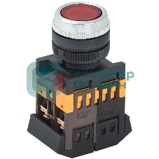 Кнопка ABLFS-22 кр. 1з+1р IEK BBT30-ABLFS-K04