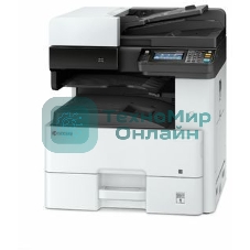 МФУ лазерное Kyocera Ecosys M4125idn (1102P23NL0/NL1) A3, ч/б, печ. до 25 стр/мин. (А4) до 12 стр/мин. (А3), скан. до 50 стр/мин., 1200 x 1200 dpi (печать) 600x600dpi (скан.), USB, RJ-45, NFC, Air Print, Mopria Duplex Net белый