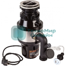 Измельчитель пищевых отходов Bort MASTER ECO (91275752) Число ступеней измельчения 2; Система шумоизоляции Да; Мощность 390 Вт; Объем камеры 1000 мл; Материал камеры Металл; Система защиты от перегрузки и заклинивания; Скорость холостого хода 2600 об/мин; Вес изделия 4,36 кг; Напряжение сети 220 В; Частота тока 50 Гц; Двигатель Постоянного тока с магнитами; Мощность л.с. 0,5; Производительность 3,2 кг/мин; Диаметр сливного отверстия 3 1/2