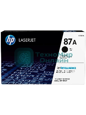 Тонер Картридж HP 87A CF287A черный для HP LJ Ent M506/M527 (9000 стр.)