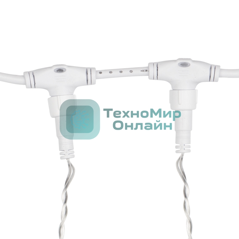 Гирлянда Neon-night Светодиодный Дождь 2х1,5 м, эффект мерцания, прозрачный провод, 230 В, диоды теплый белый