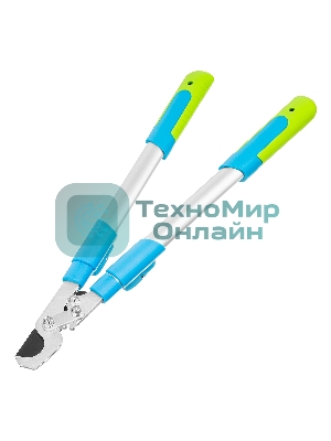 Сучкорез прямого реза, 560-735 мм, телескопические алюминиевые рукоятки, LUXE Palisad