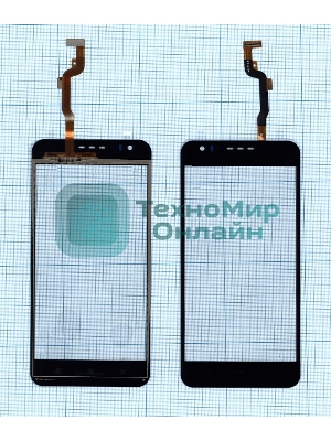 Сенсорное стекло (тачскрин) для HTC Desire 10 Lifestyle, черное