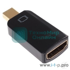 Переходник miniDisplayPort - HDMI, Cablexpert A-mDPM-HDMIF-01, 20M/19F, черный, пакет