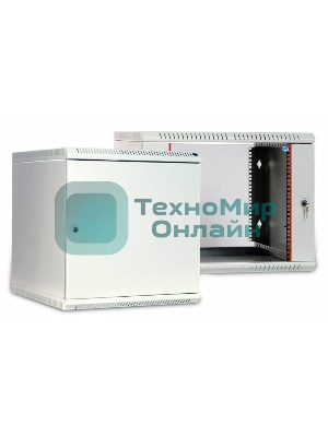 Шкаф телеком. настенный разборный 15U (600х650), съемные стенки, дверь стекло (ШРН-M-15.650)