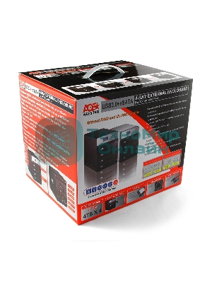Внешний корпус для HDD AgeStar 3C4B3A1 SATA II алюминий черный LCD 3.5