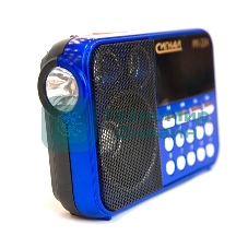 Радиоприемник Сигнал РП-224, бат. 3*АА (не в компл.), 220V, акб 400мА/ч, USB, SD, дисплей, фонарик