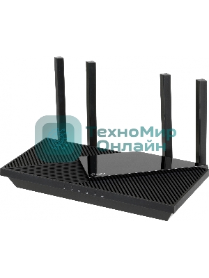 Роутер беспроводной TP-Link Archer AX55 AX3000 10/100/1000BASE-TX черный